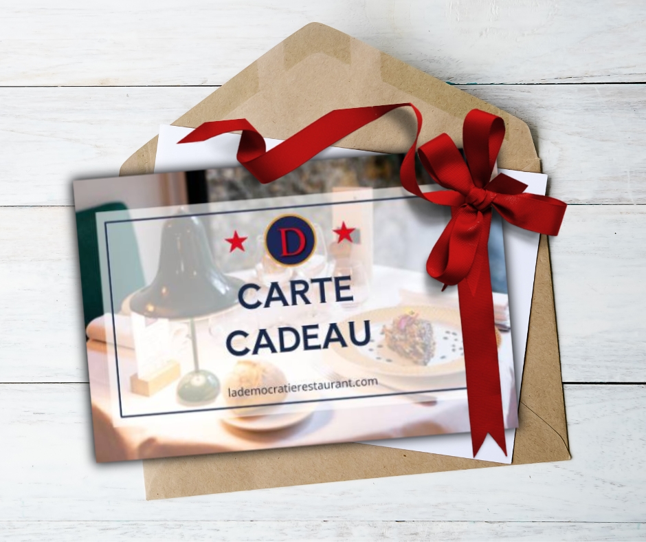 Restaurant La Démocratie - Carte Cadeau